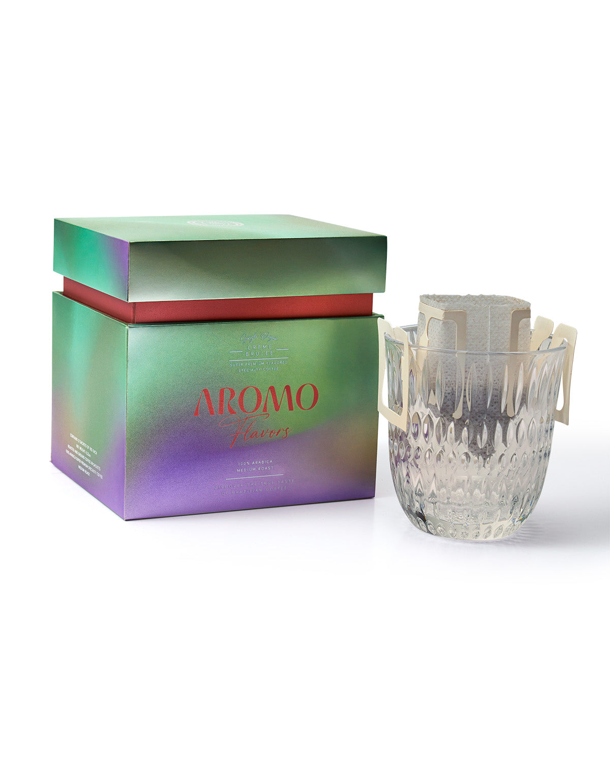 AROMO Flavors – Crème Brûlée 12 Sachets Drip